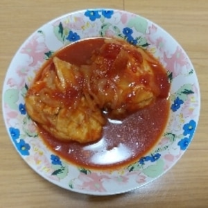 炊飯器で一発！簡単激うまチキンのトマト煮込み